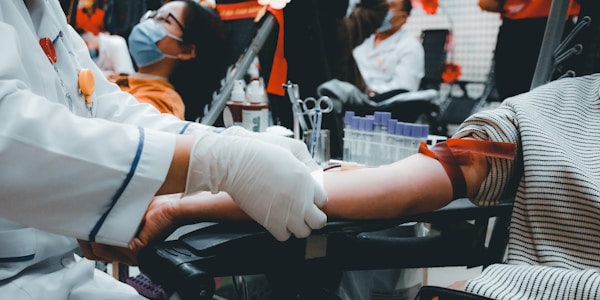 Blood donation at Oklahoma City center